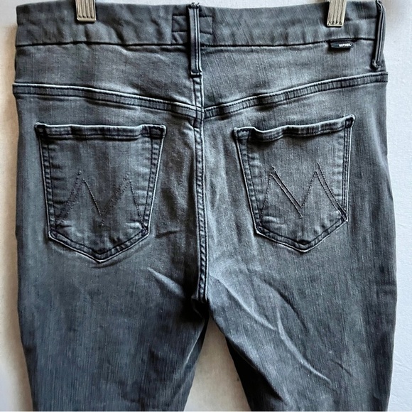 Mother high waisted looker ankle fray Dancing in the Moonlight denim Sz 28 - Picture 6 of 13